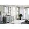 James Martin Vanities Brittany 60in Double Vanity, Urban Gray w/ 3 CM Ethereal Noctis Quartz Top 650-V60D-UGR-3ENC - alternate 4